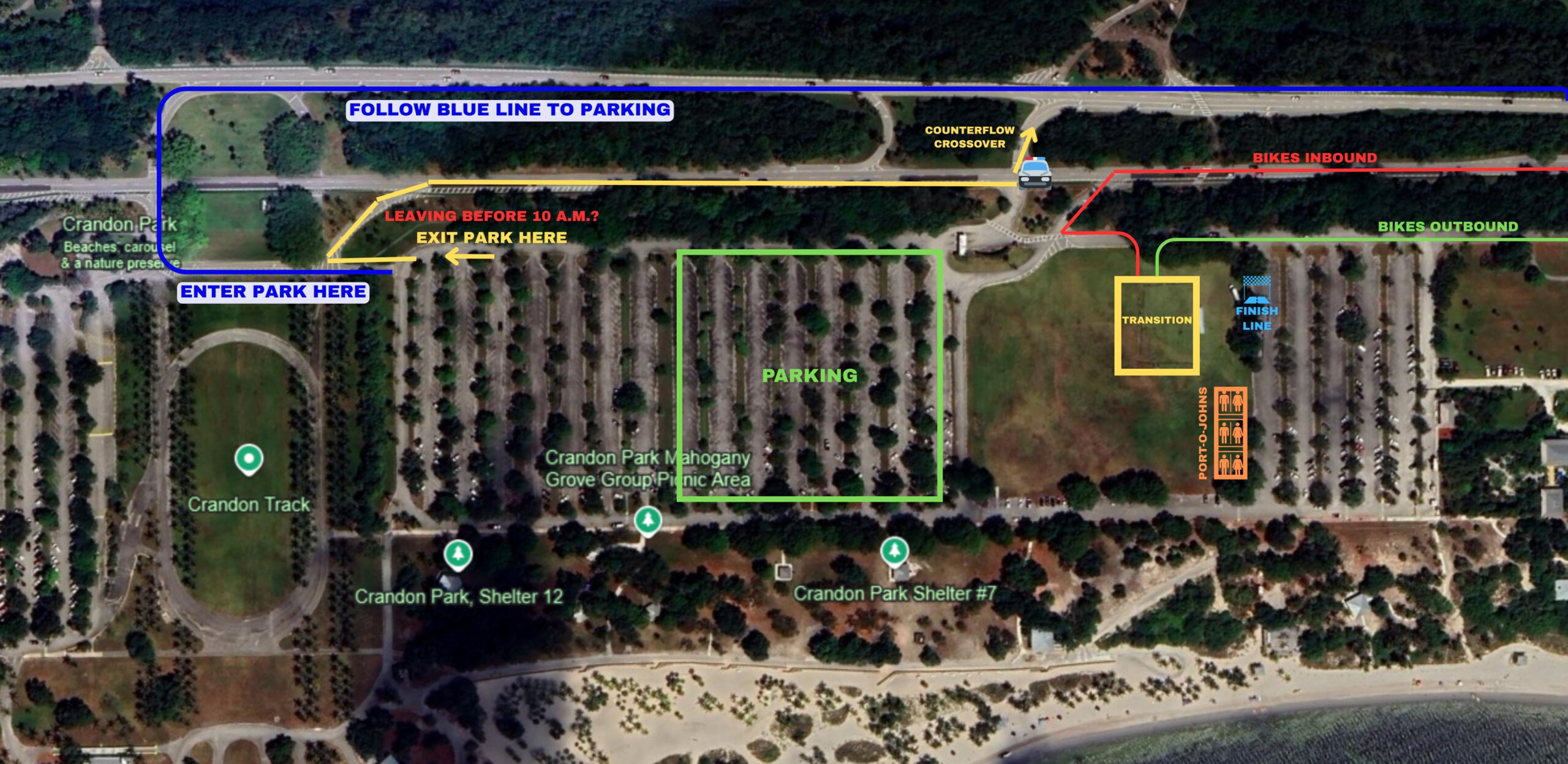 The 305 Triathlon - Integrity Multisport - Location & Directions, Location & Directions, Tri-Miami Triathlon Trilogy